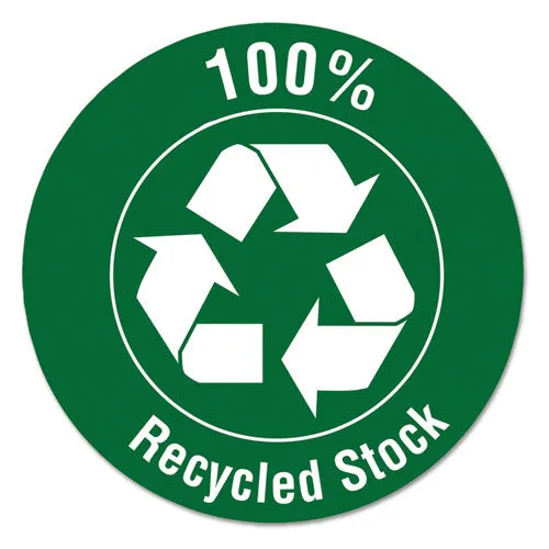 100% Recycled Pressboard Classification Folders, 2 Dividers, Letter Size, Dark Blue, 10-box