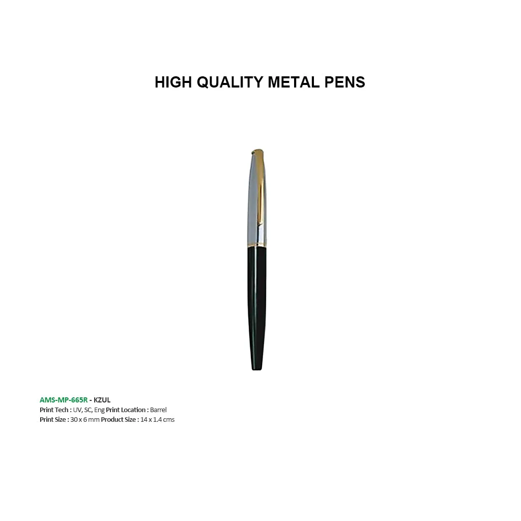 AMS-MP 665 R - Santhome barand Kzul Roller Metal Pen