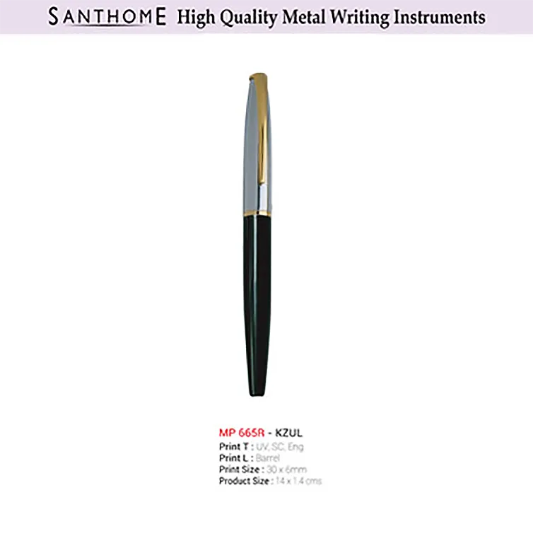 AMS-MP 665 R - Santhome barand Kzul Roller Metal Pen