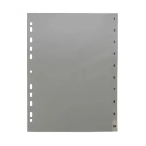 Atlas Yealry Plastic Divider A4