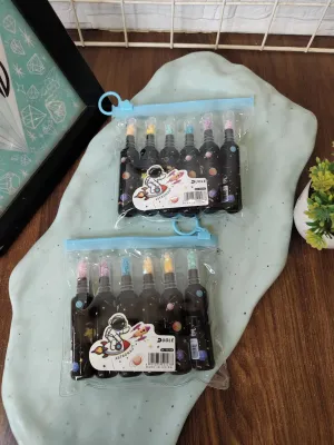Black astronaut highlighter (6 highlighters set)