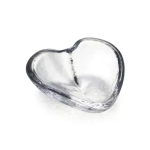Highgate Heart Dish Clear Large By Simon Pearce