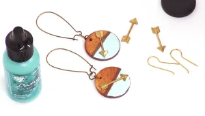 How to Use Patina and Paint Pens on Wood Beads