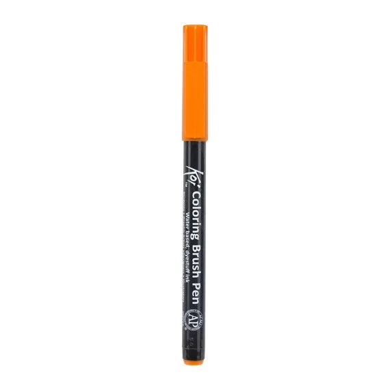 Koi Colouring Brush Pen Orange