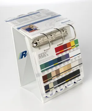Laser Rowmark swatch binder