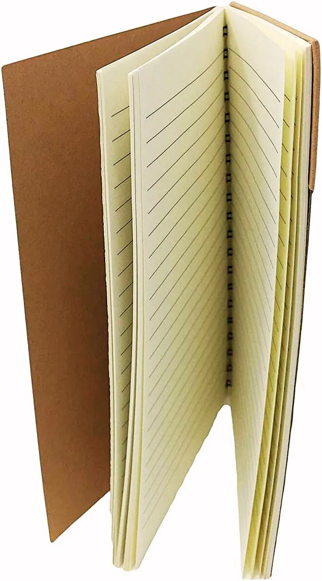 Lined Notepads with Inside Pocket (9-Pack)