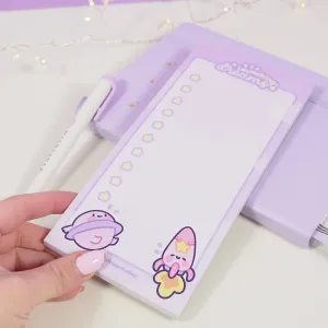 Pocket Planets: Saturn and Rocketto Kawaii  50-Page To-Do List - DL Size