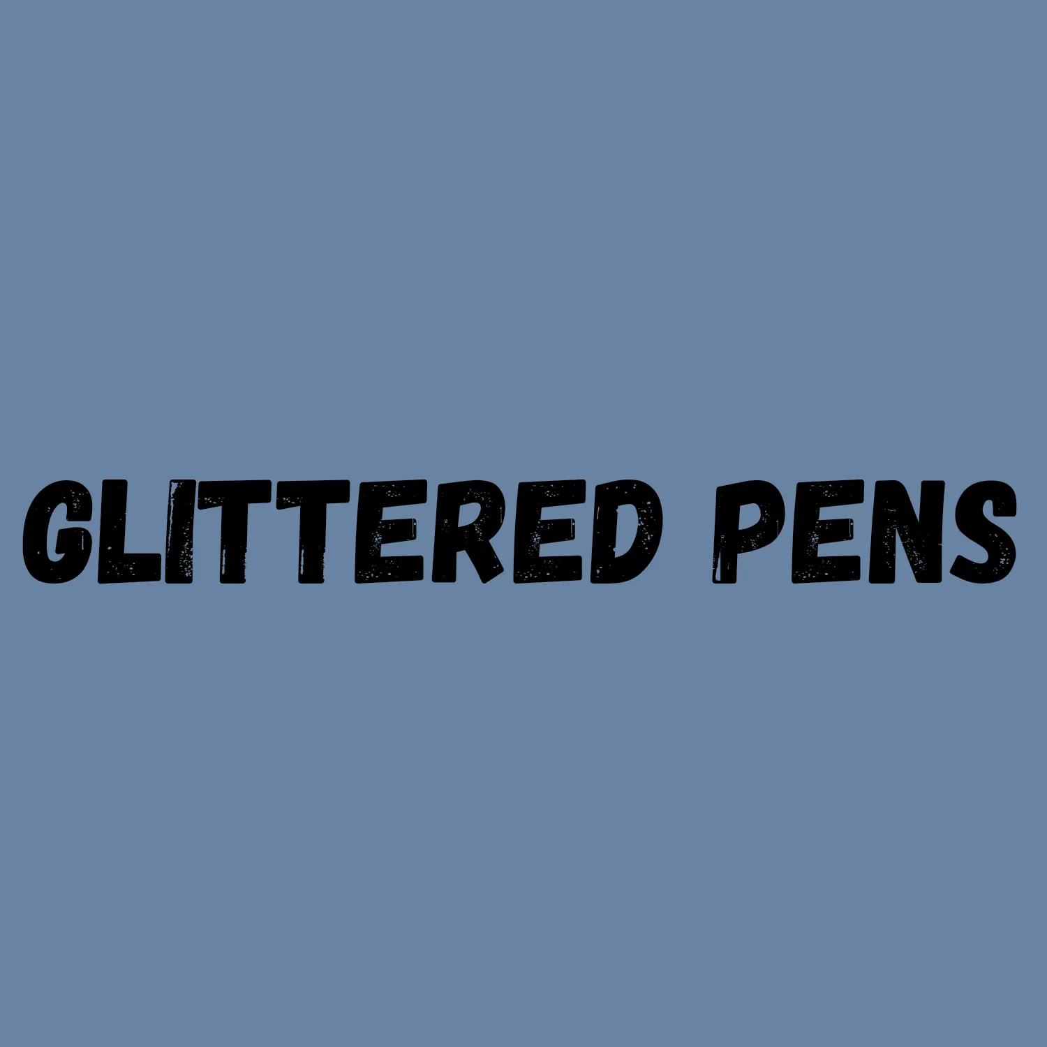 Random Glittered Pens