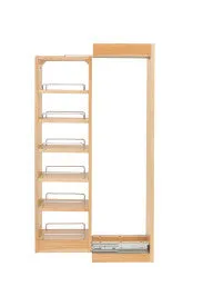 Rev-A-Shelf 3" Wide Wall Filler W/SC BB Slides 33" Height 432-WFBBSC33-3C