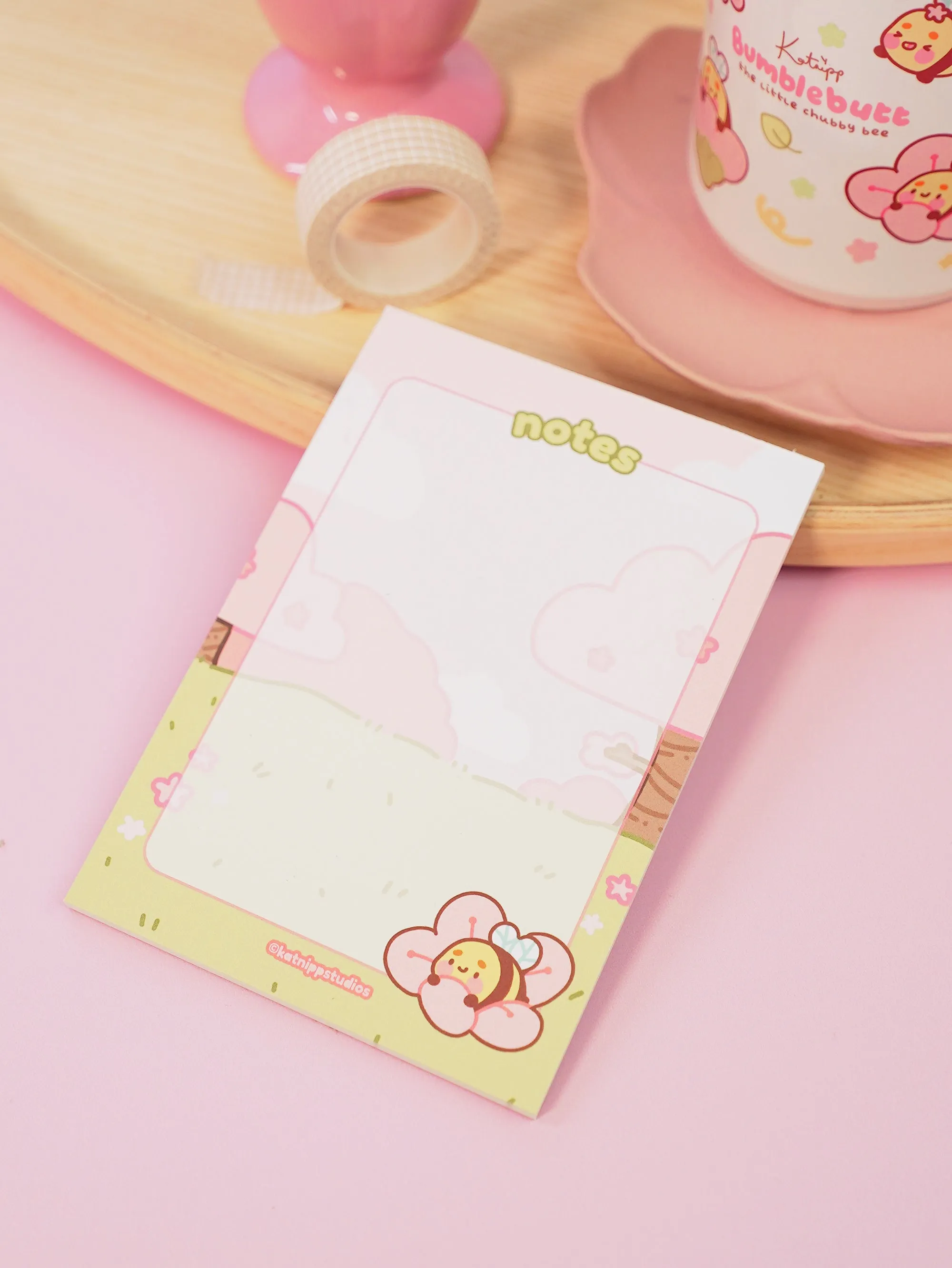 Sakura BumbleButt A6 50 Page Notepad